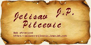 Jelisav Pilčević vizit kartica